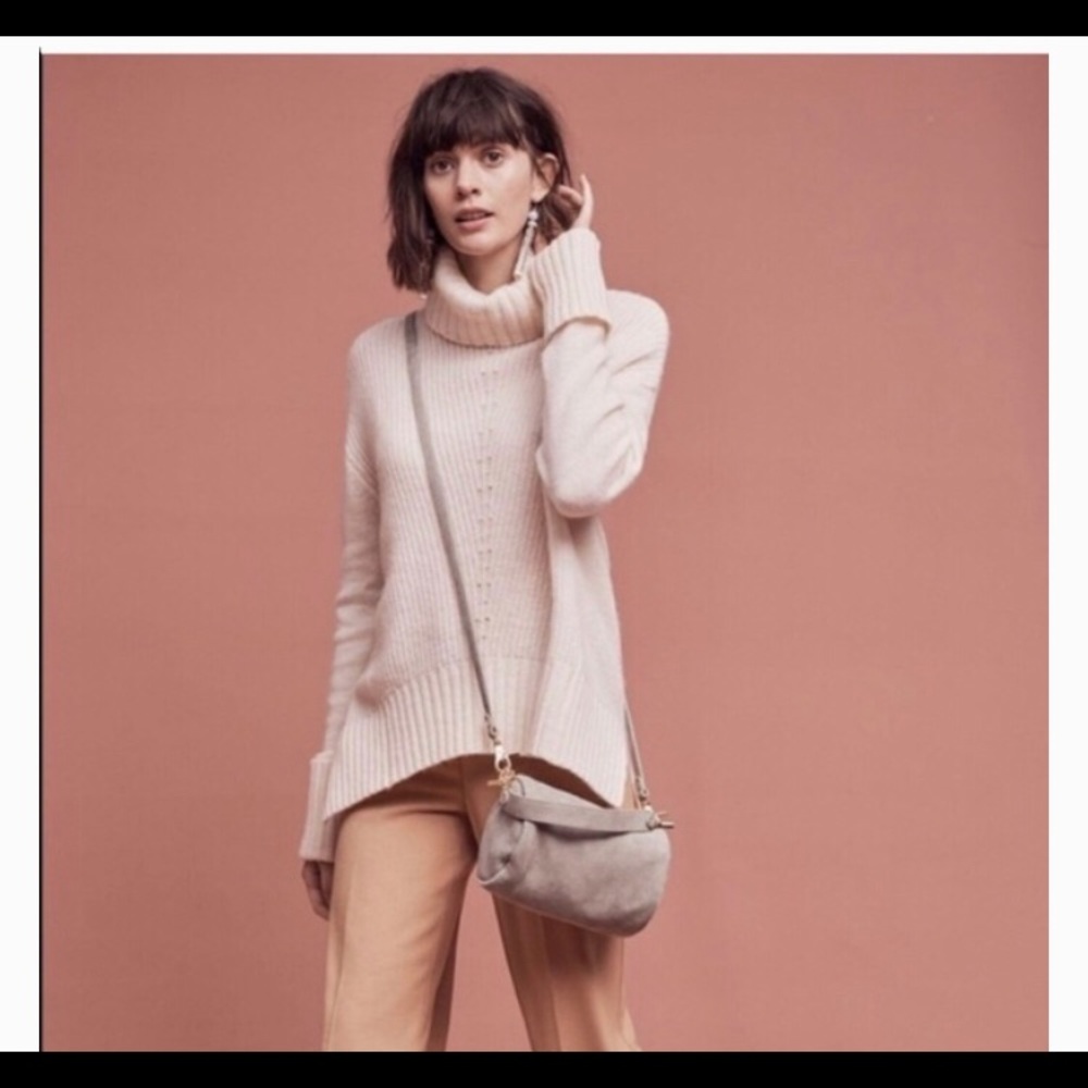 Anthropologie Moth Turtleneck Sweater Sz S